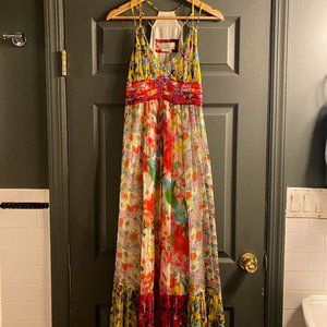 Anthropology Empire Waist Maxi Dress, Size 0P